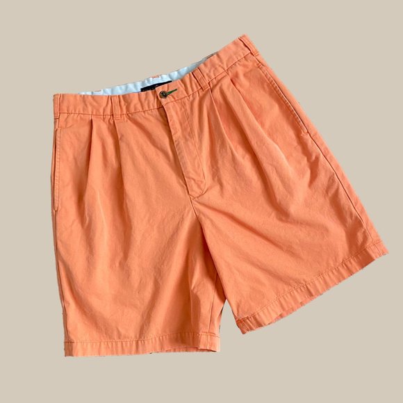 Vintage Tommy Hilfiger Golf Coral Pleated Shorts - Picture 1 of 5